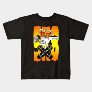 van King - King Royal Skull SK8 - The Streets Are My Kingdom Kids T-Shirt